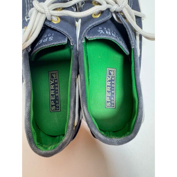 Sperry Top-Sider Sea Ketch Youth Kids Sneaker Loafer Sz 5M Blue Preppy School - Picture 5 of 7